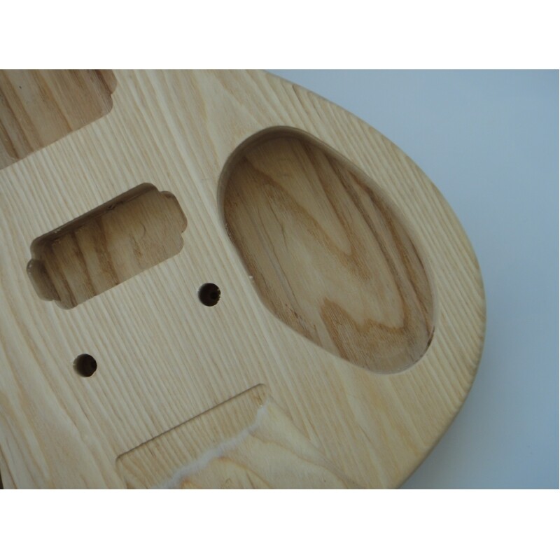Afanti Customized Ash Body Build Your Own DIY Electric Guitar Kit