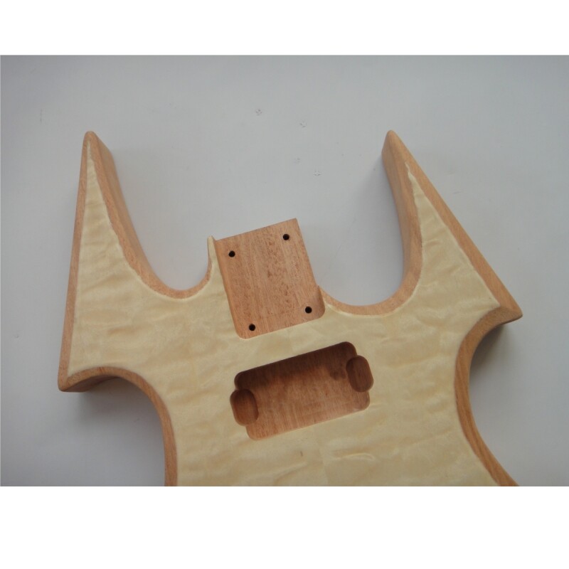 Afanti Mahogany Body with Quilted Maple Veneer Electric Guitar Kit