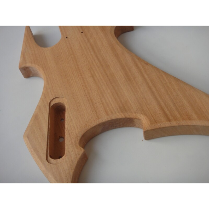 Afanti Mahogany Body with Quilted Maple Veneer Electric Guitar Kit