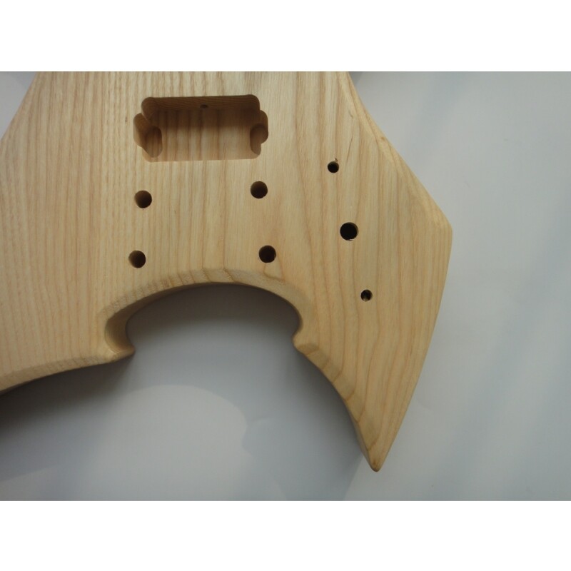 Afanti Ash Body Ebony Fingerboard DIY Electric Guitar Kit