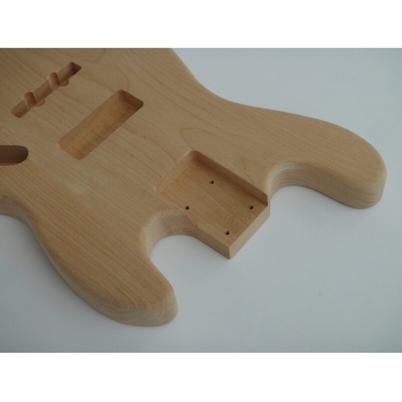 Afanti Unfinished 4 String Alder DIY Jazz Bass Guitar Kit