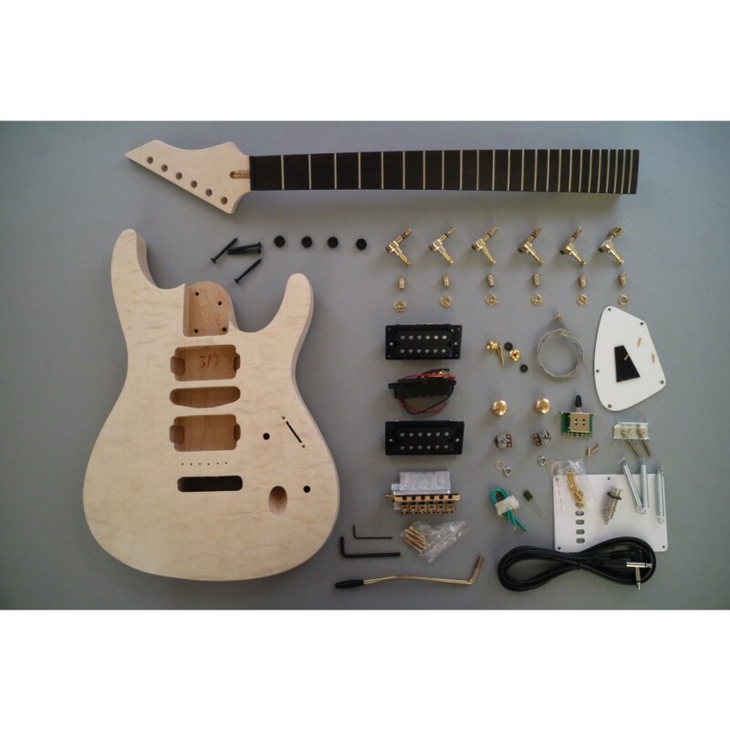 Afanti Customized Alder Body Ebony Fingerboard Electric Guitar Kit
