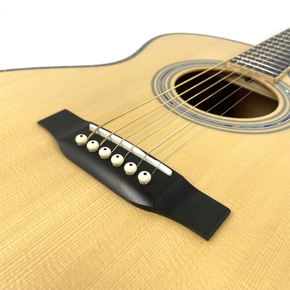 Afanti East Luthier Series Spruce Solid Top Real Abalone Inlay Cutaway Acoustic Guitars