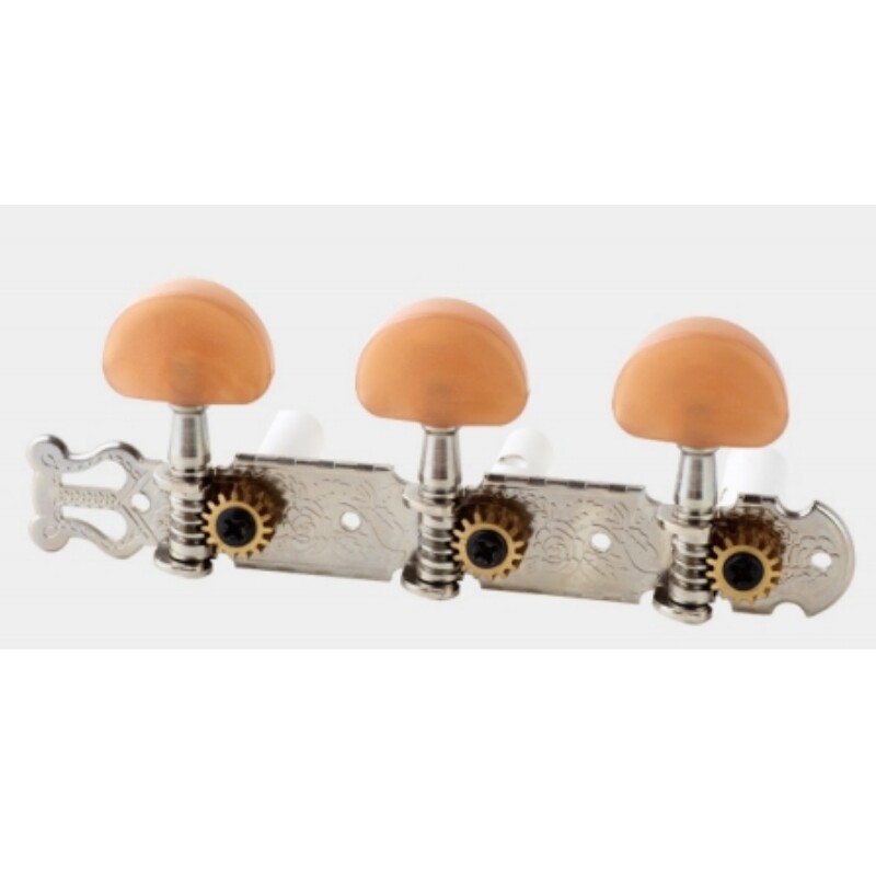 Afanti Nickel Classical Guitar Tuning Pegs with 1:15 Ratio