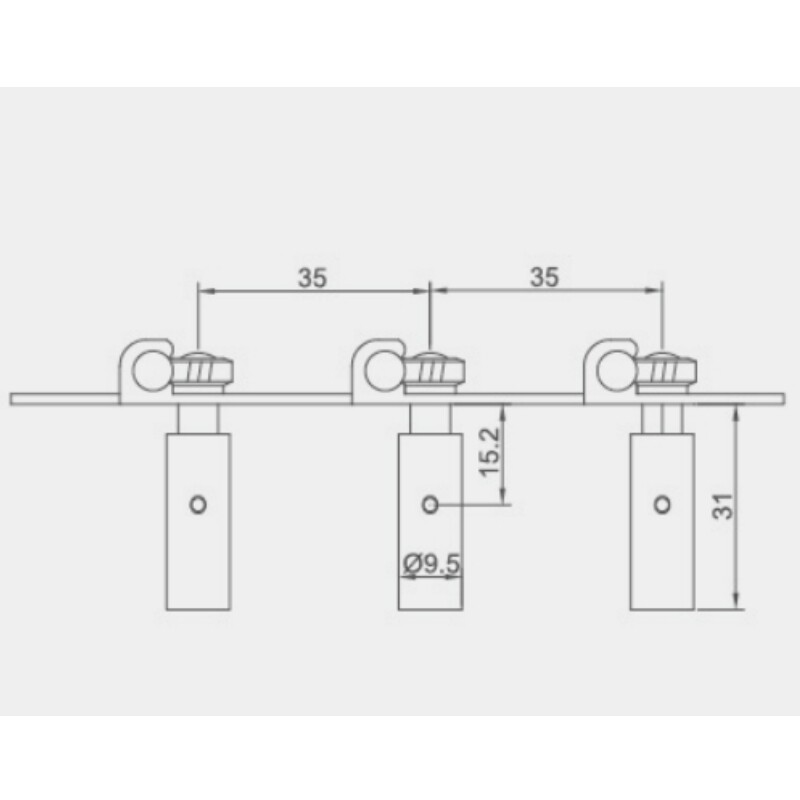 Afanti Nickel Classical Guitar Tuning Pegs with 1:15 Ratio