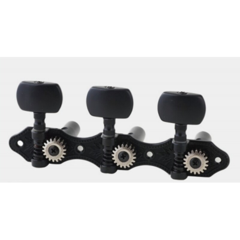 Afanti Black Classical Guitar Tuning Machine with 1:18 Ratio