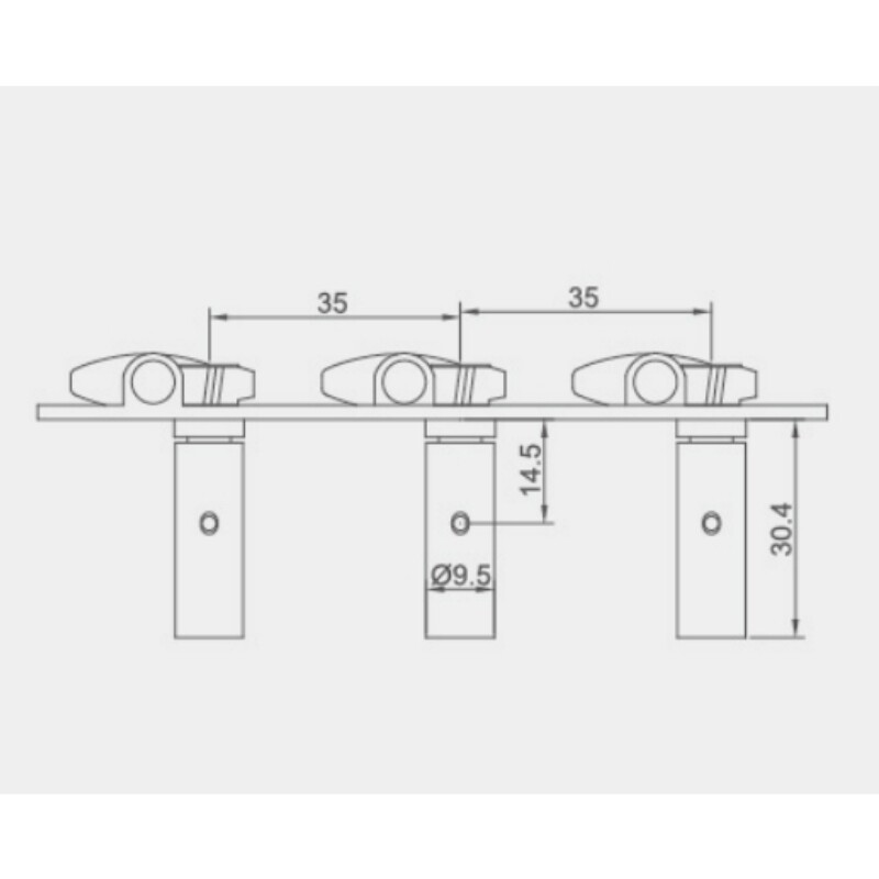 Afanti Gold&Black Guitar Tuner Machine Head Knobs 1:18 Ratio
