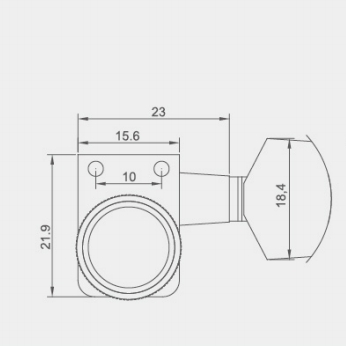 Afanti Rainbow Locking Style Electric Guitar Tuning Machine