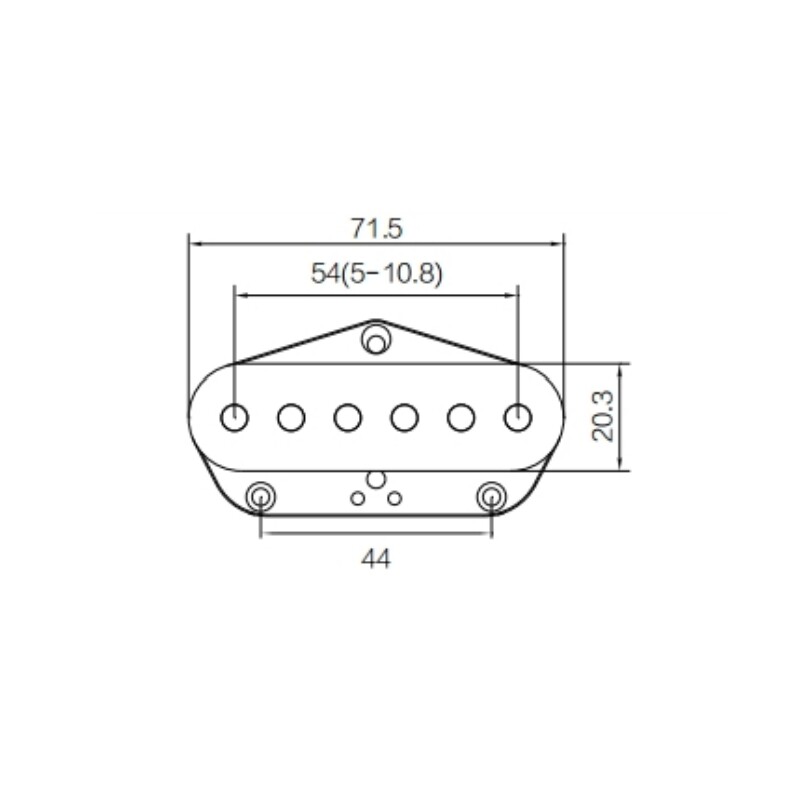 Afanti Black Ceramic TL Electric Guitar Pickup 