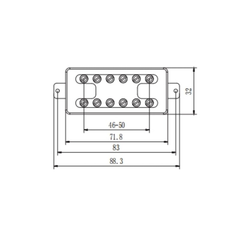 Afanti Gold Ceramic Filtertron Style Electric Guitar Humbucker Pickup