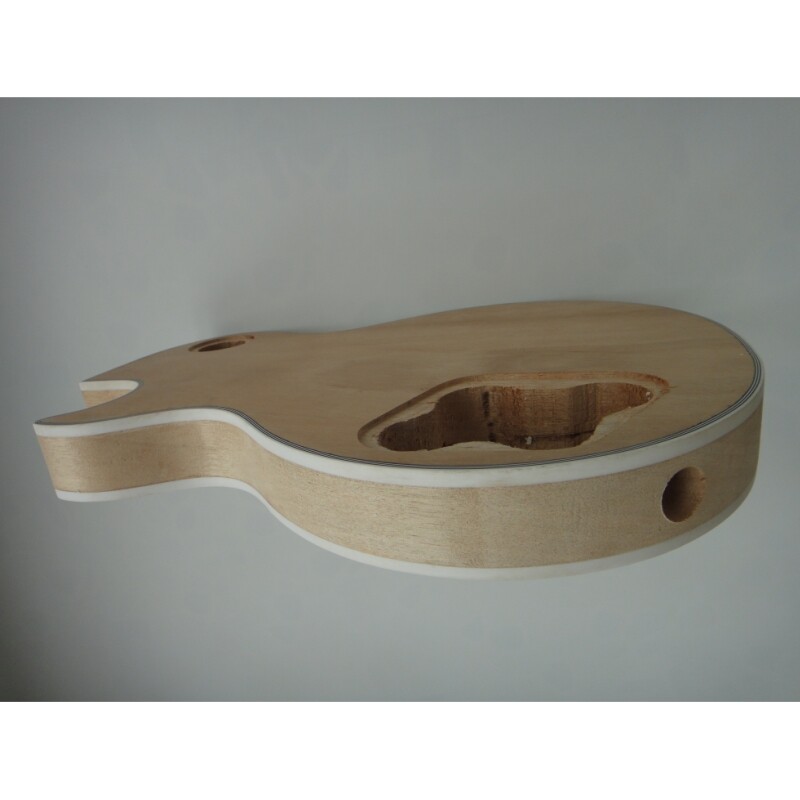 Afanti Mahogany with Flamed Maple Top Ebony Fingerboard Lp DIY Guitar Kit