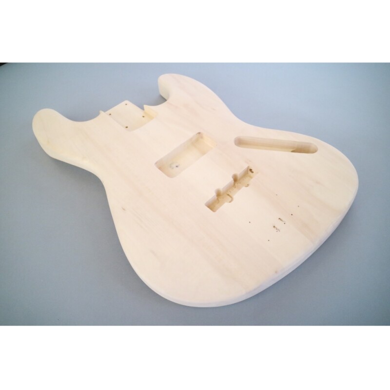 Afanti Basswood Body with Pearl Red Pickguard Bass Guitar Kit