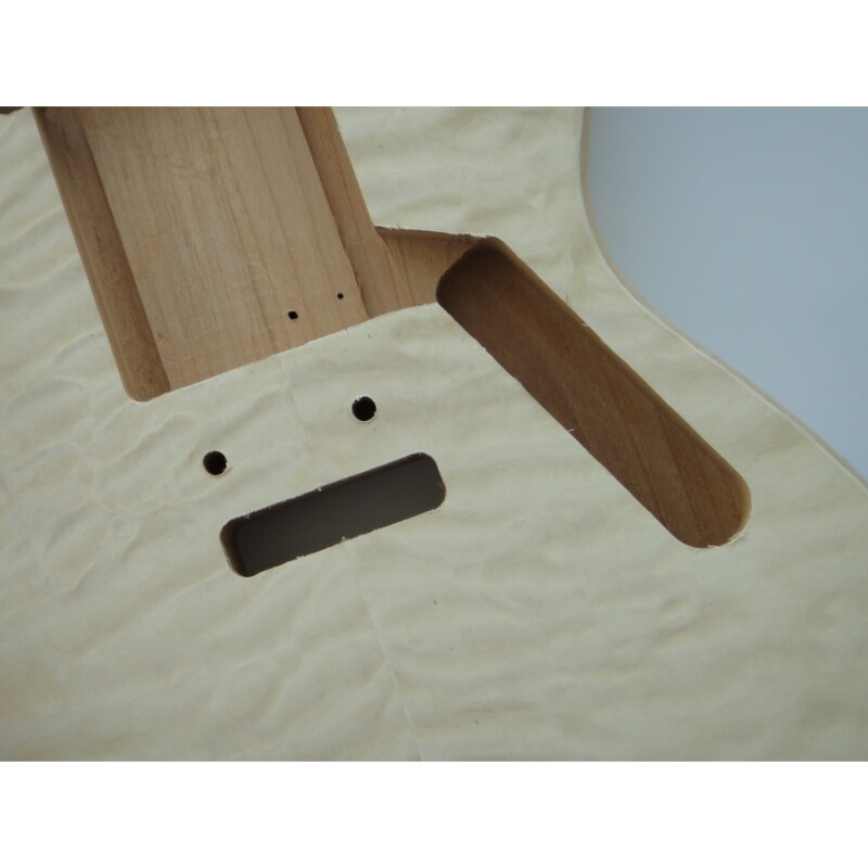 Afanti SSH Tremolo Bridge Quilted Maple Veneer DIY Electric Guitar Kit