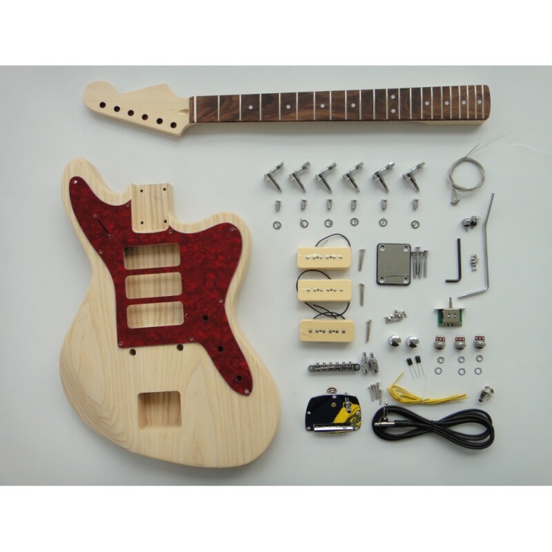 Afanti Customized Ash Body Rosewood Fingerboard P90 Pickup DIY Electric Guitar Kit