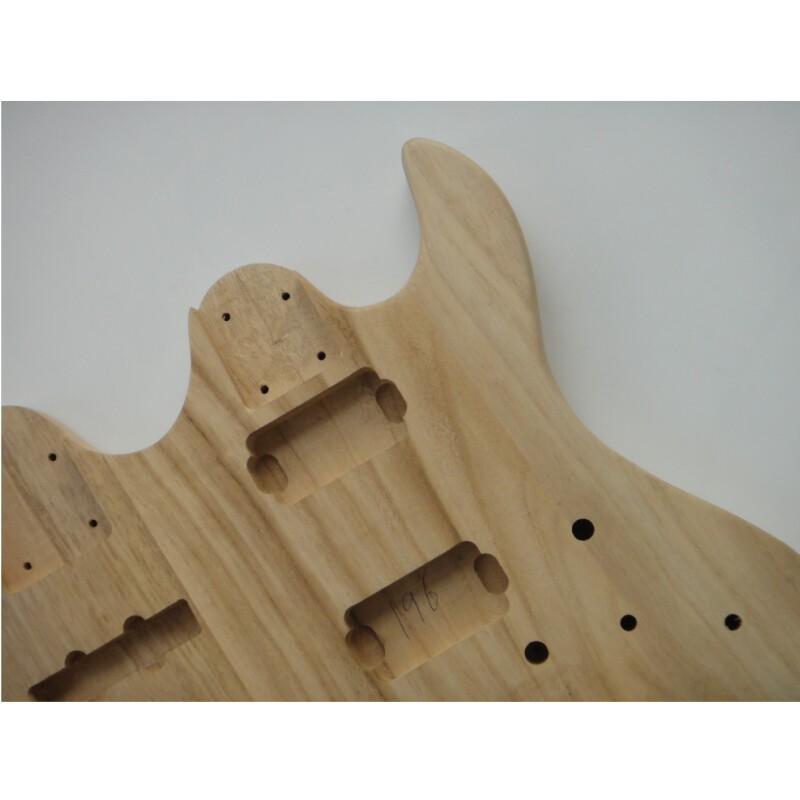 Afanti Paulownia Body Maple Neck 4+6 Bass Electric Guitar Kit