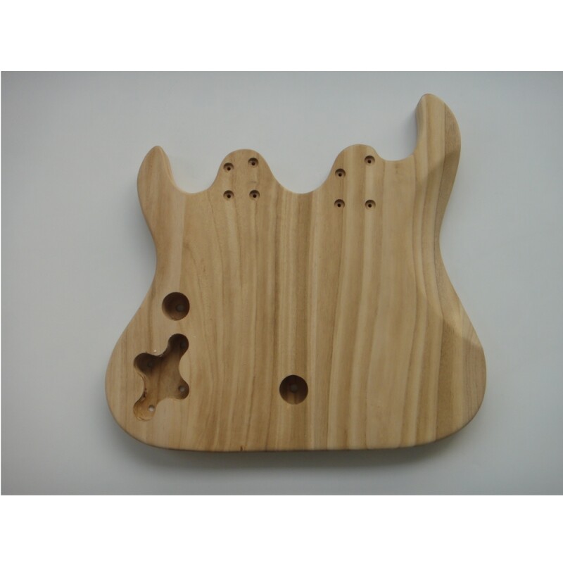 Afanti Paulownia Body Maple Neck 4+6 Bass Electric Guitar Kit