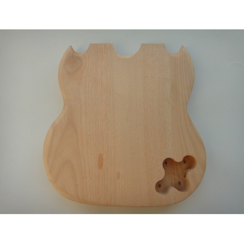 Afanti Mahogany Body with Flamed Maple Veneer 12+6 Electric Double Neck Guitar Kit