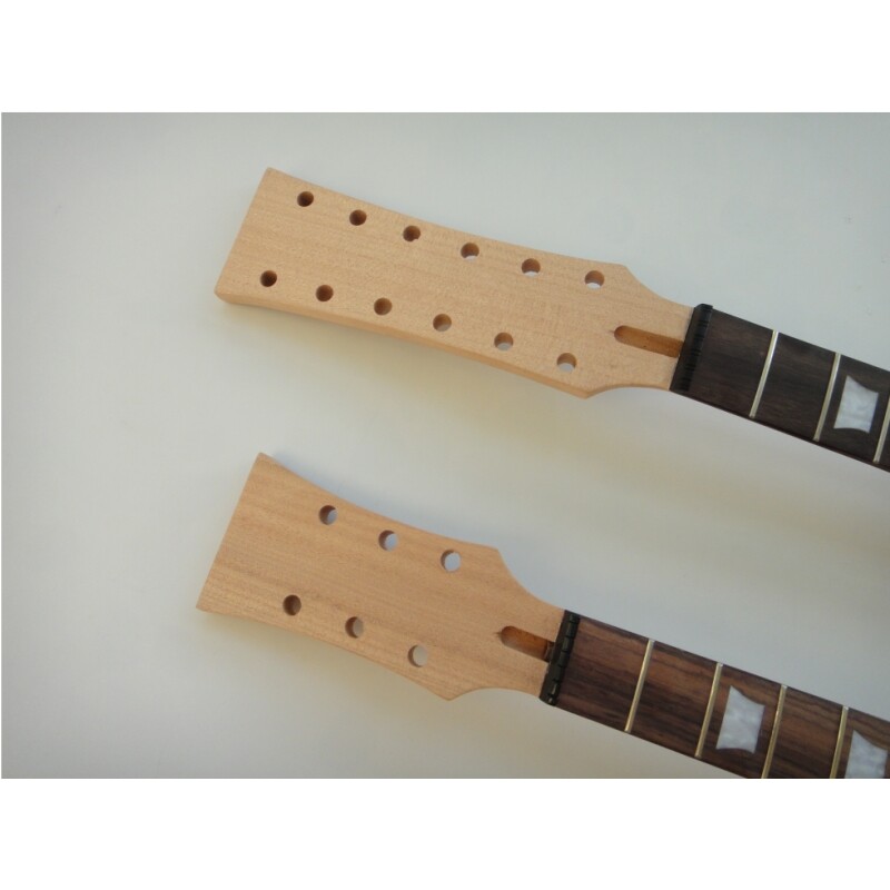 Afanti Mahogany Body with Flamed Maple Veneer 12+6 Electric Double Neck Guitar Kit