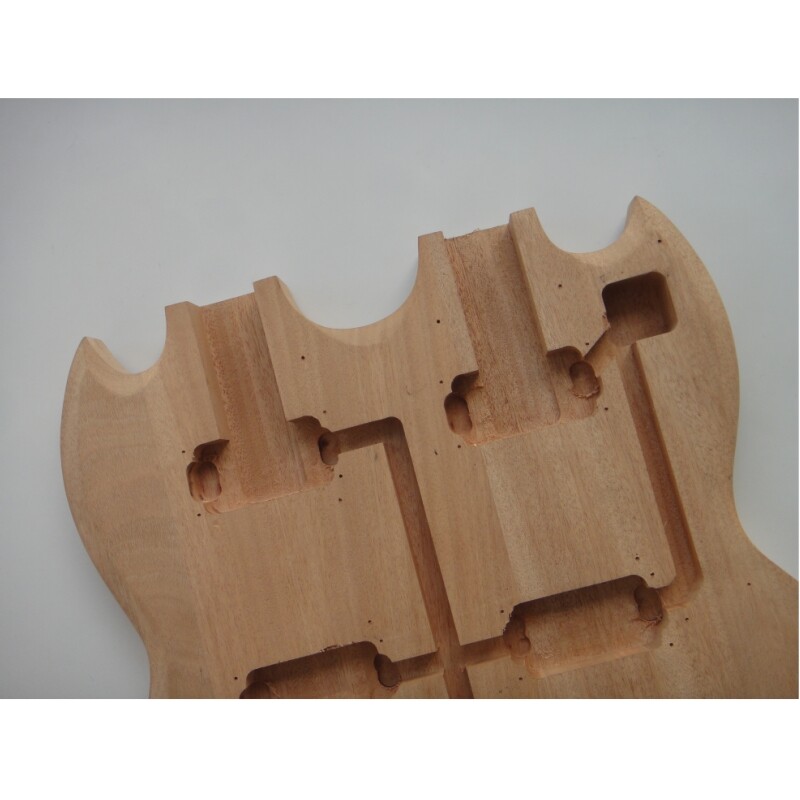 Afanti Mahogany Body Rosewood Fingerboard Double Neck Electric Guitar Kit