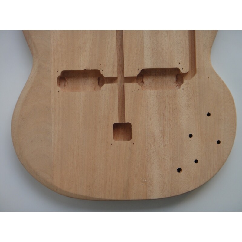 Afanti Mahogany Body Rosewood Fingerboard Double Neck Electric Guitar Kit