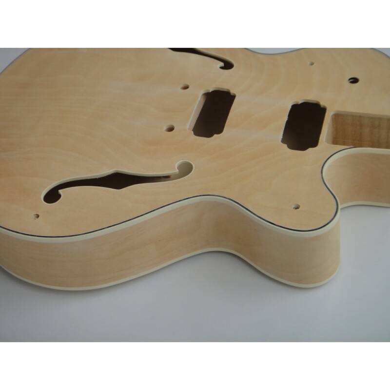  Afanti Maple Plywood Body Ebony Fingerboard Electric Guitar Kit