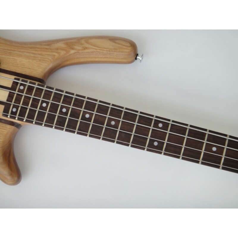 Afanti Ash Body Rosewood Fingerboard 4 String Neck Through Bass Guitar