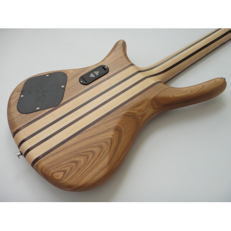 Afanti Ash Body Rosewood Fingerboard 4 String Neck Through Bass Guitar