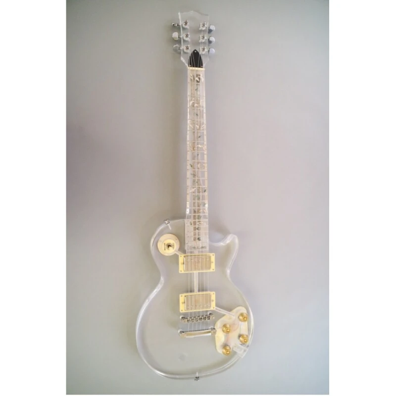 Afanti Acrylic Body and Neck 6 Strings Acrylic  Electric Guitar