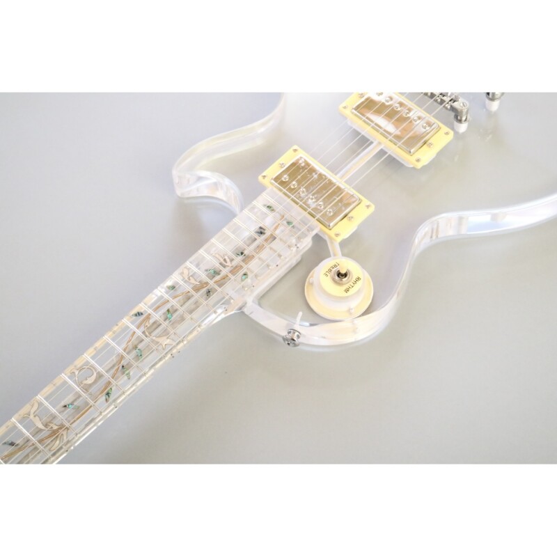 Afanti Acrylic Body and Neck 6 Strings Acrylic  Electric Guitar
