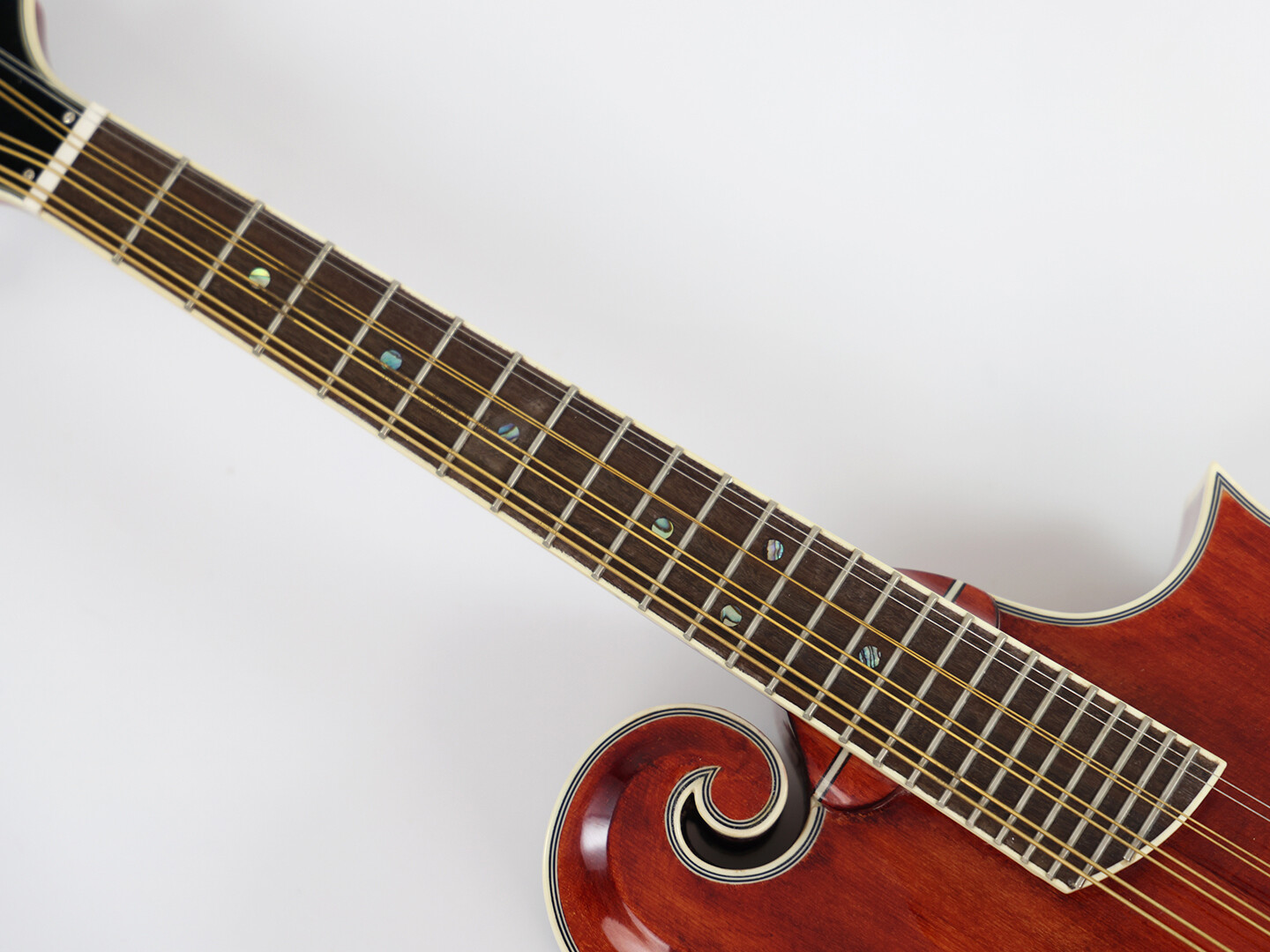 Afanti AA Solid Flamed Maple Back and Side F Mandola