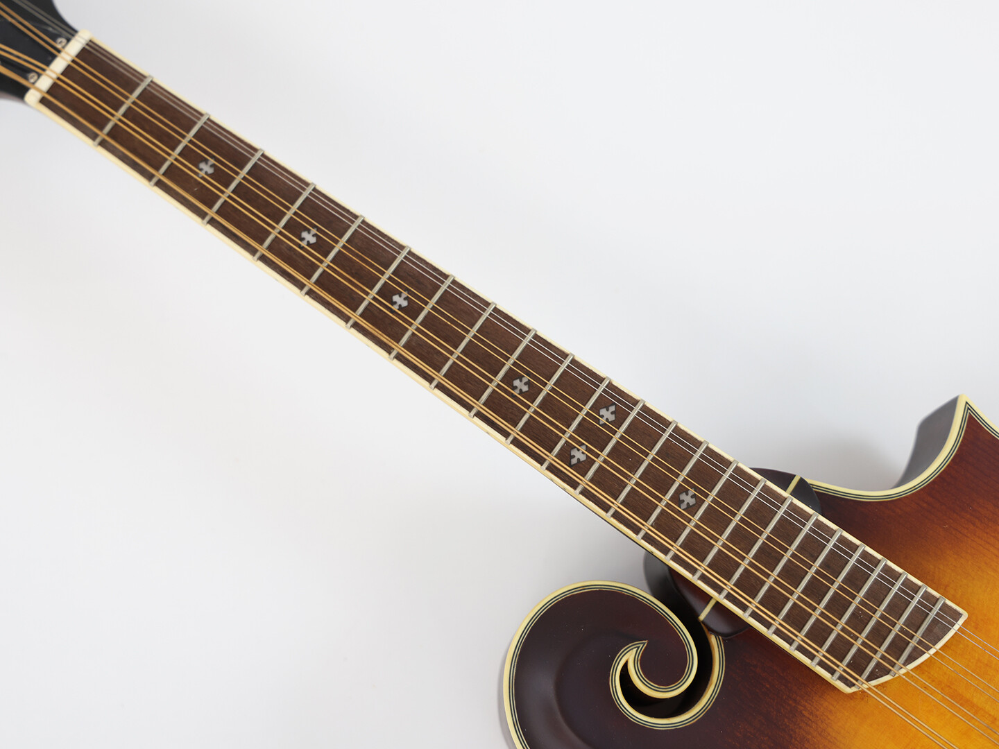 Afanti Tabacco Burst Solid SpruceTop Mahogany Body  F Octave Mandolin