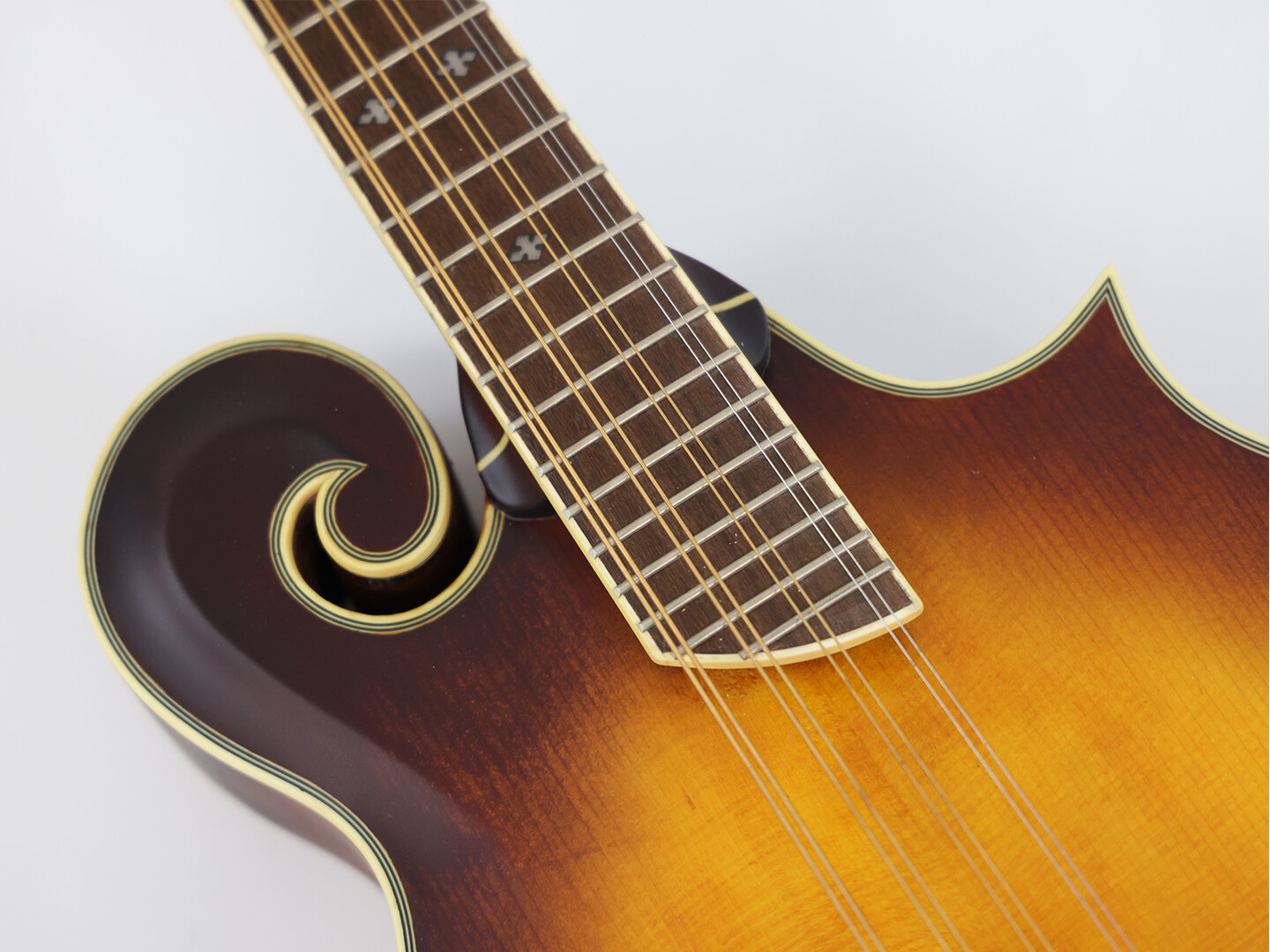 Afanti Tabacco Burst Solid SpruceTop Mahogany Body  F Octave Mandolin