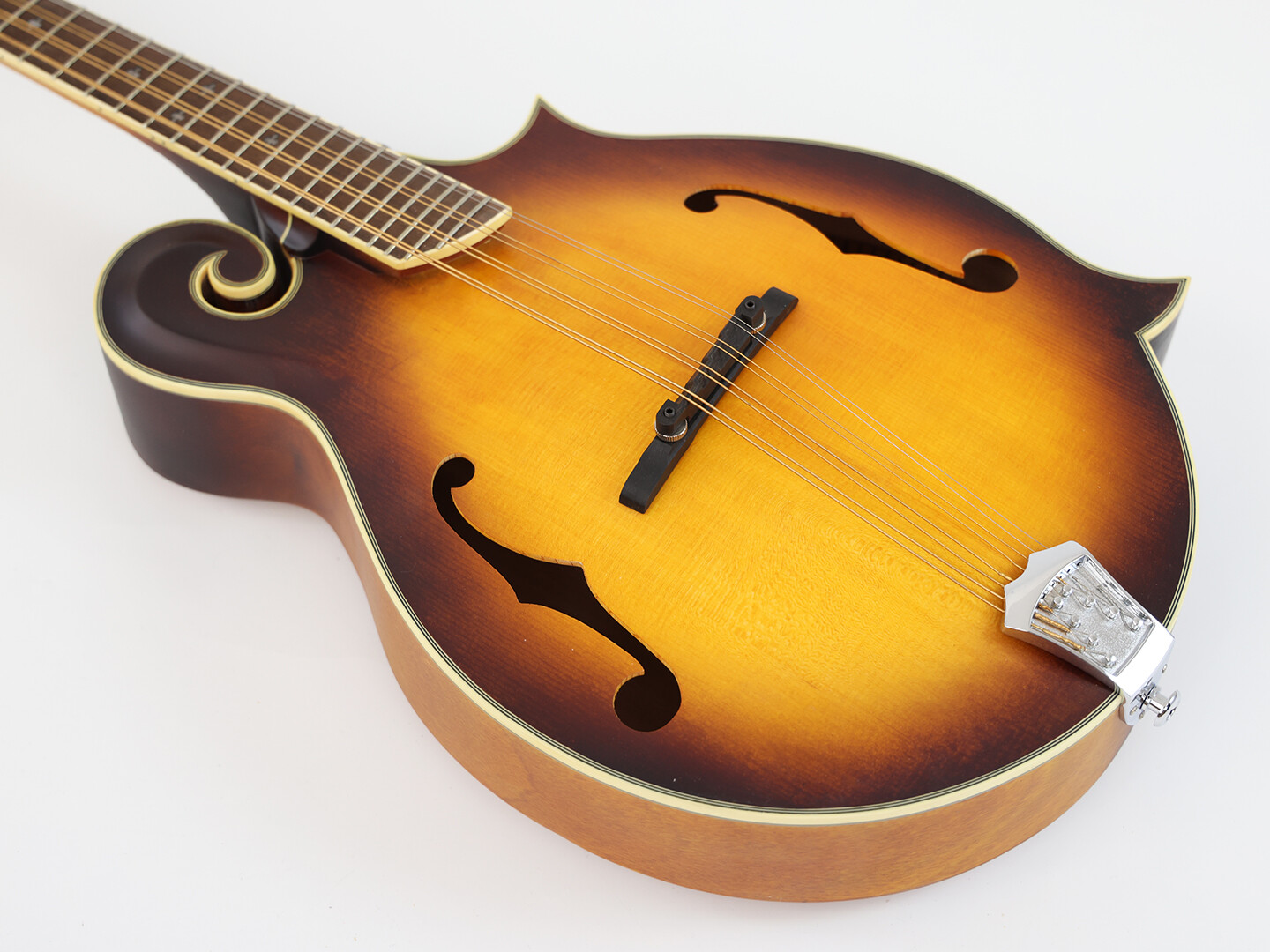 Afanti Tabacco Burst Solid SpruceTop Mahogany Body  F Octave Mandolin