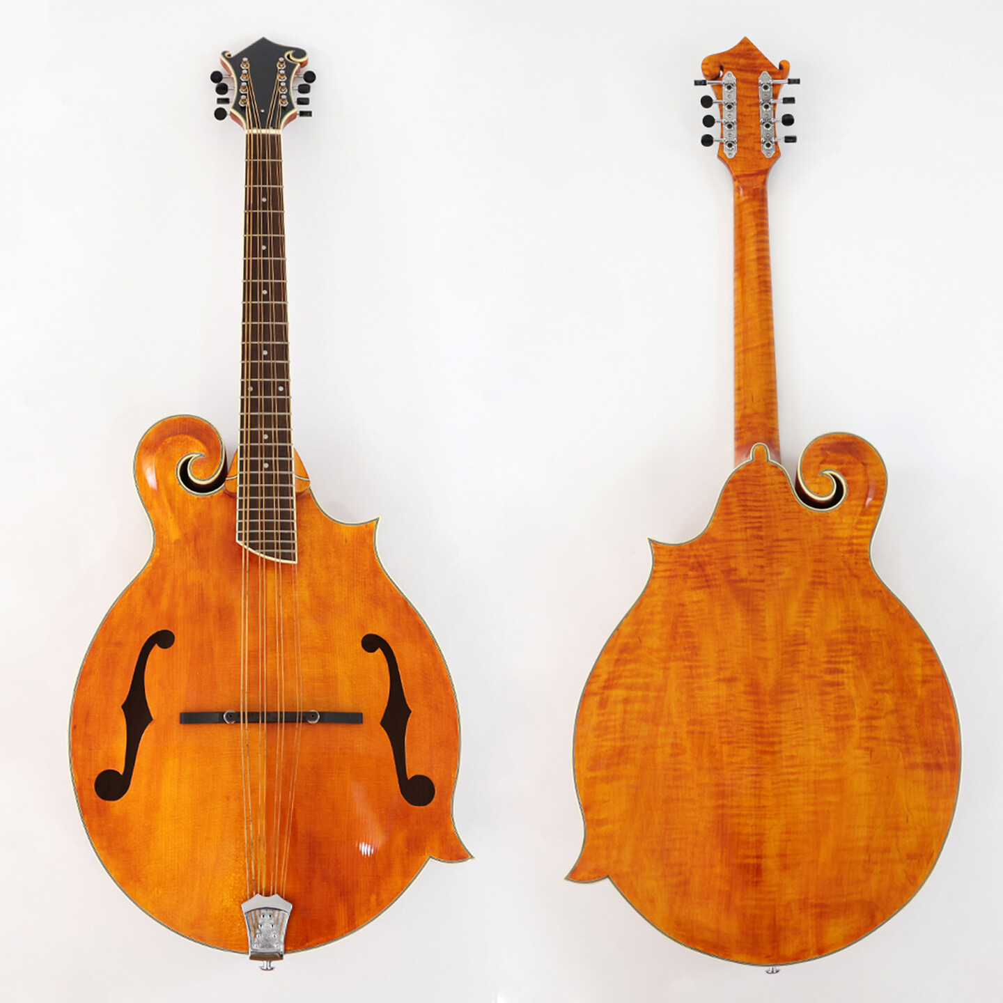 Afanti  AA Solid Spruce Top Flamed Maple Back  F Mandocello