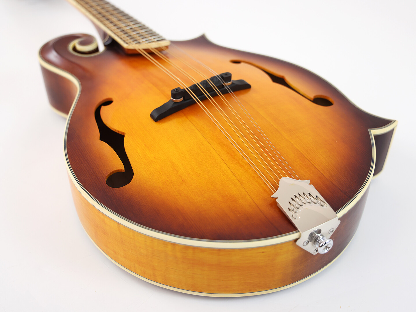 Afanti AA Solid Flamed Maple Back and Side F Octave Mandolin
