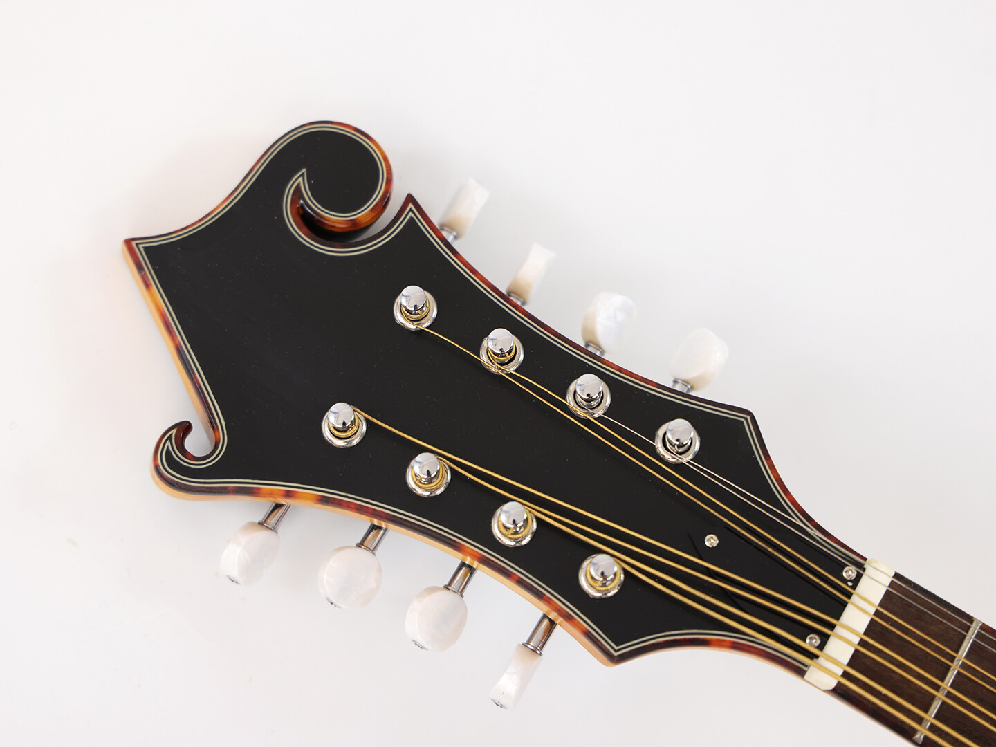 Afanti Goldrush Color Solid Spruce Top Ebony Bridge F Mandola