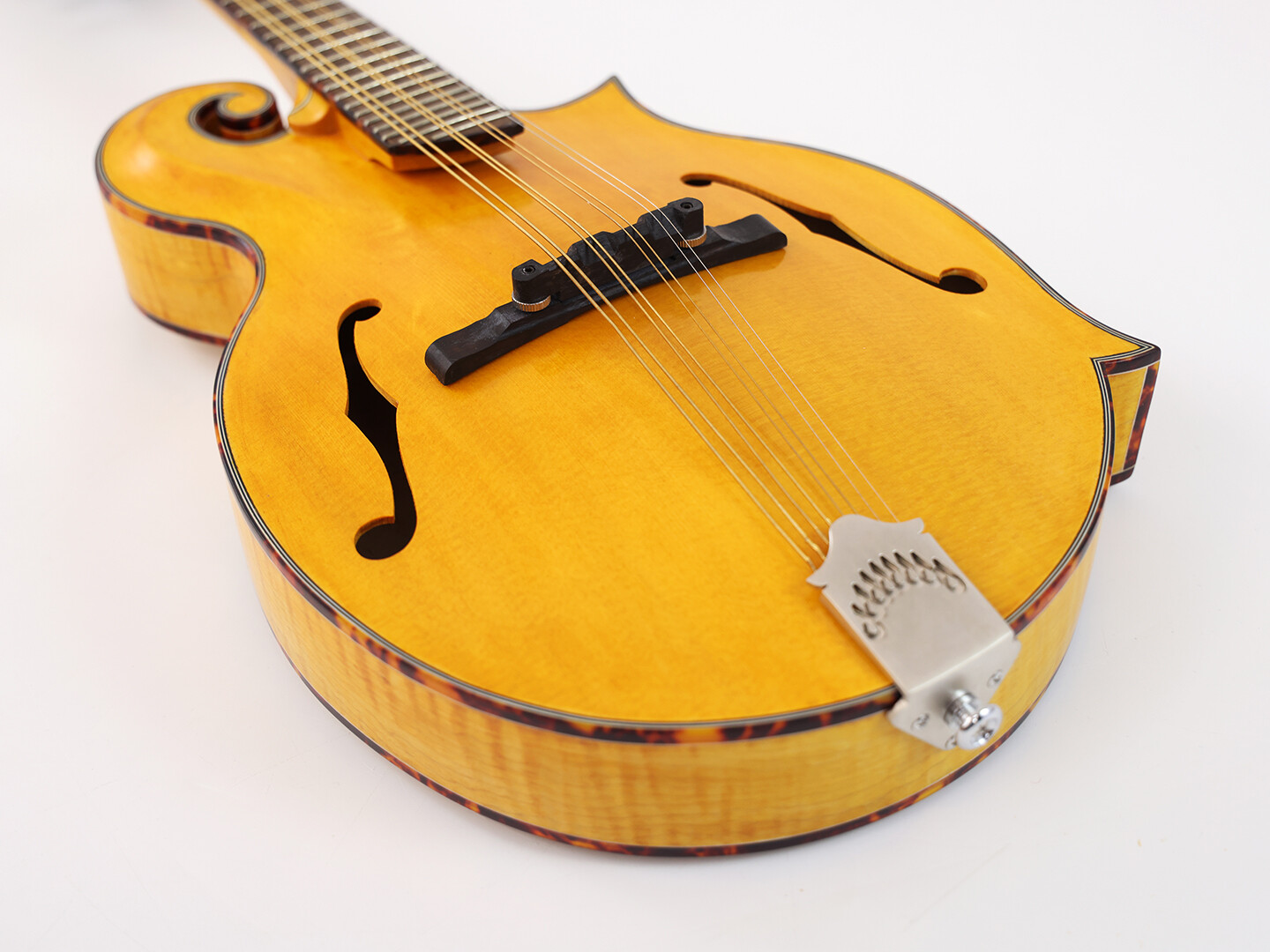 Afanti Goldrush Color Solid Spruce Top Ebony Bridge F Mandola