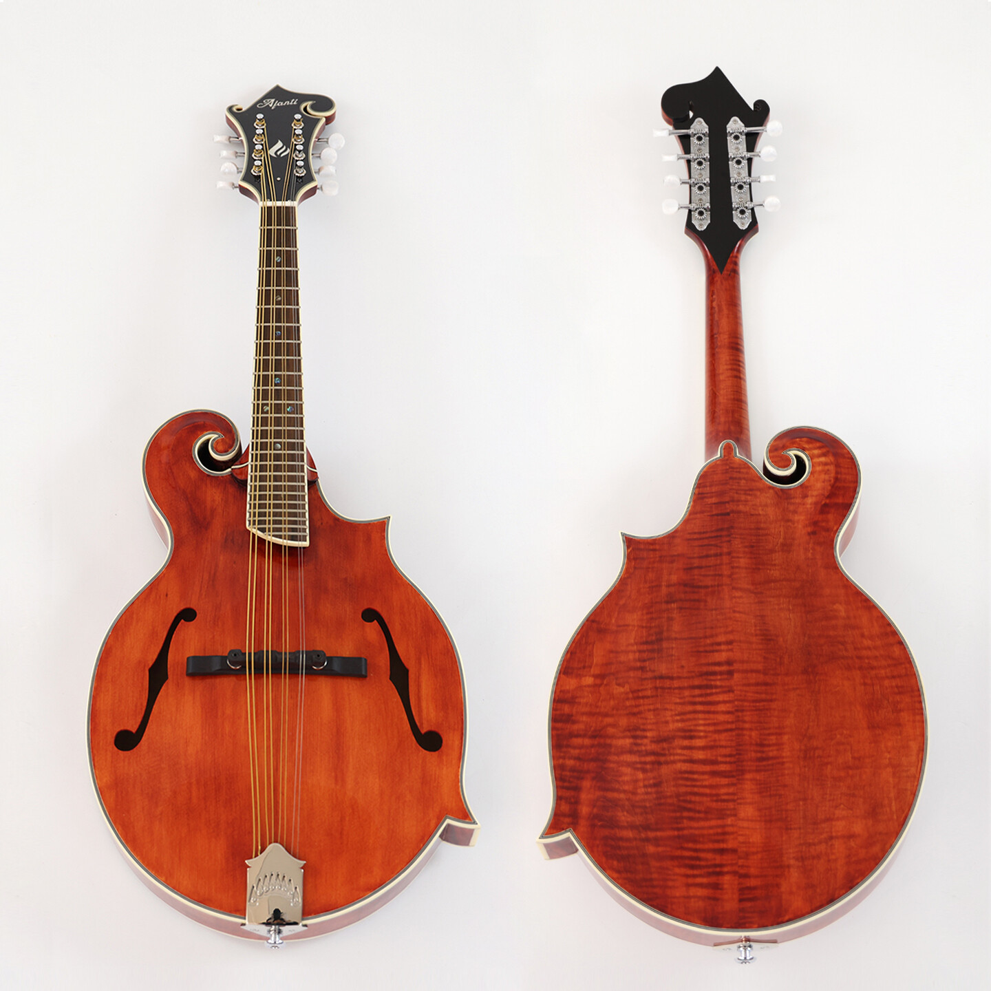 Afanti  AAA Solid Flamed Maple Back and Side Gloss  F Mandola Afanti  AAA Solid Flamed Maple Back and Side Gloss  F Mandola