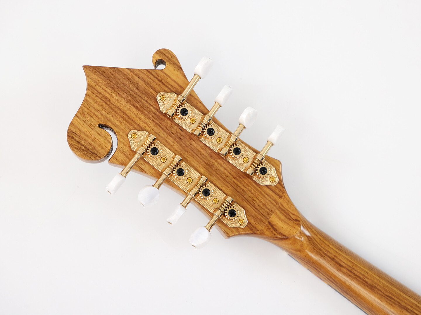 Afanti AAA Solid Hand-carved Zebrawood Back and Side F Mandolin
