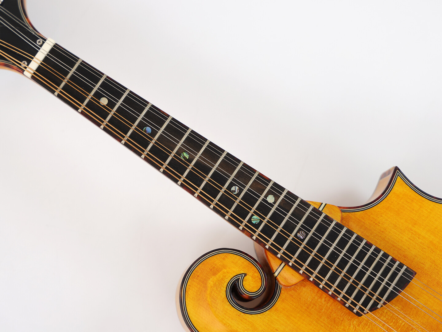 Afanti AA Solid Flamed Maple Dovetail Neck Ebony Fingerboard F Mandolin