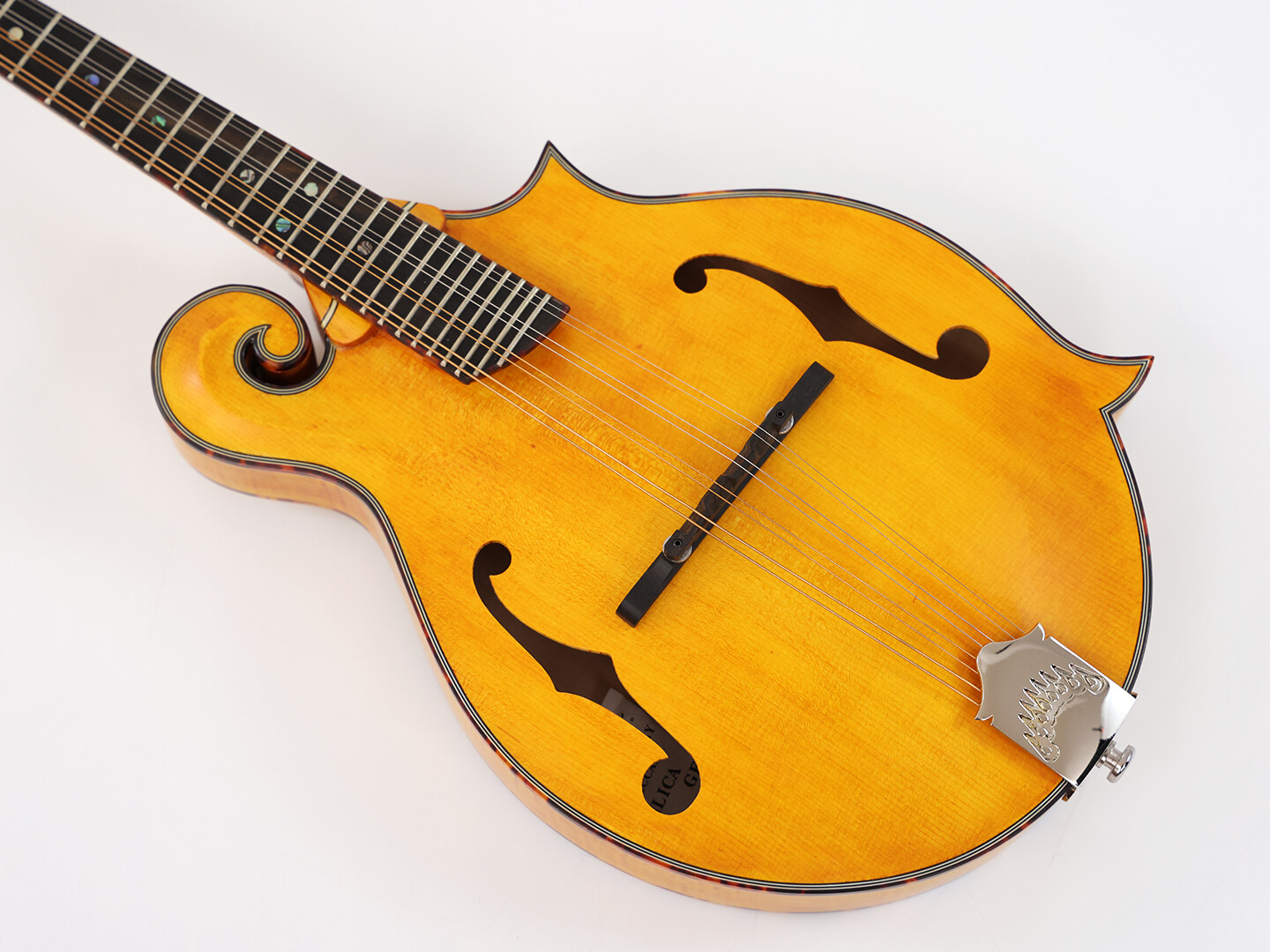 Afanti AA Solid Flamed Maple Dovetail Neck Ebony Fingerboard F Mandolin