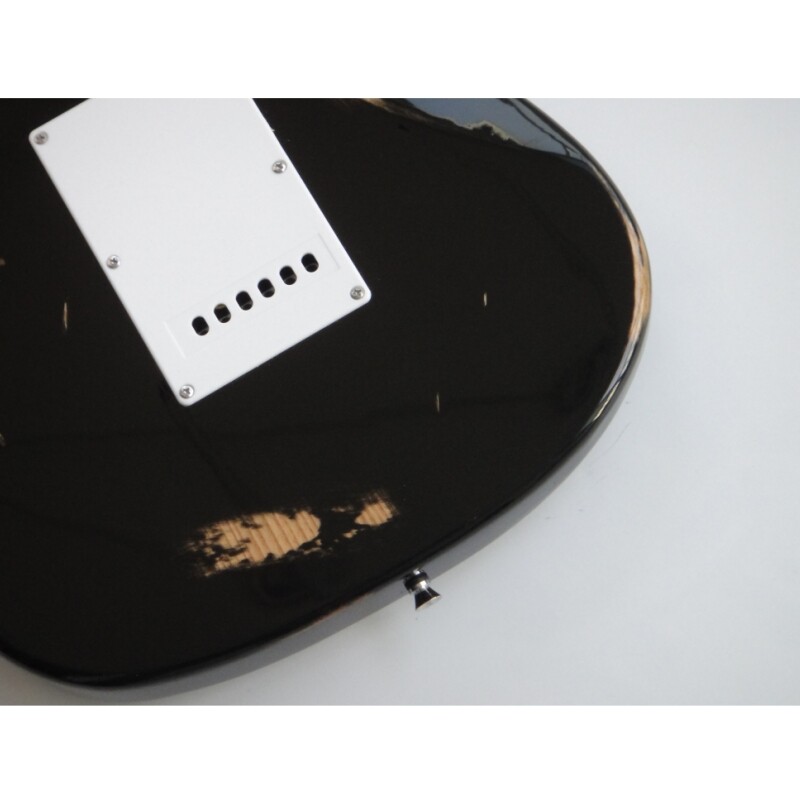 Afanti Ash Body SSS Relic Sunburst St Electric Guitar