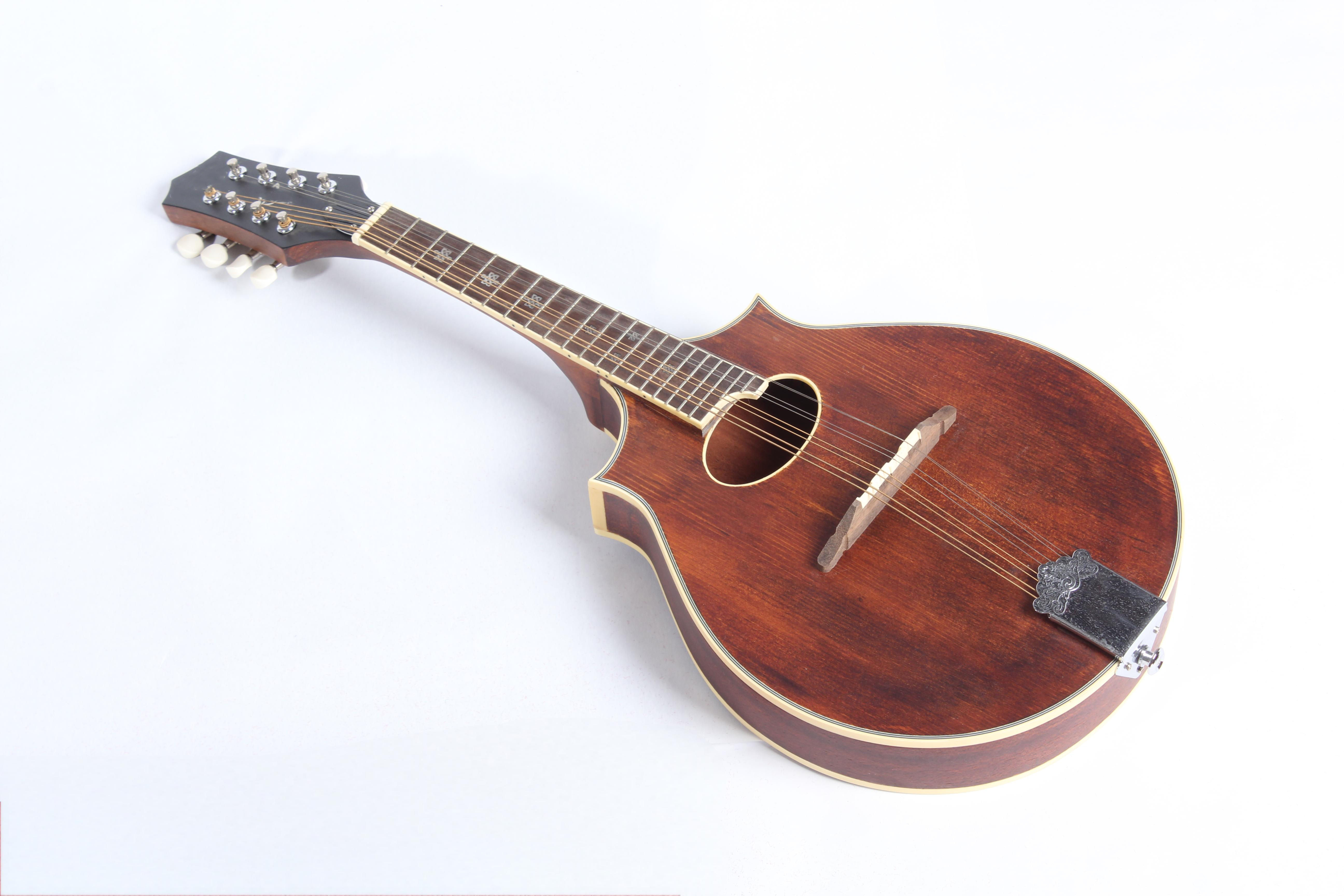 Afanti Spruce Top Sapele Back and Side Oval Hole F Mandolin