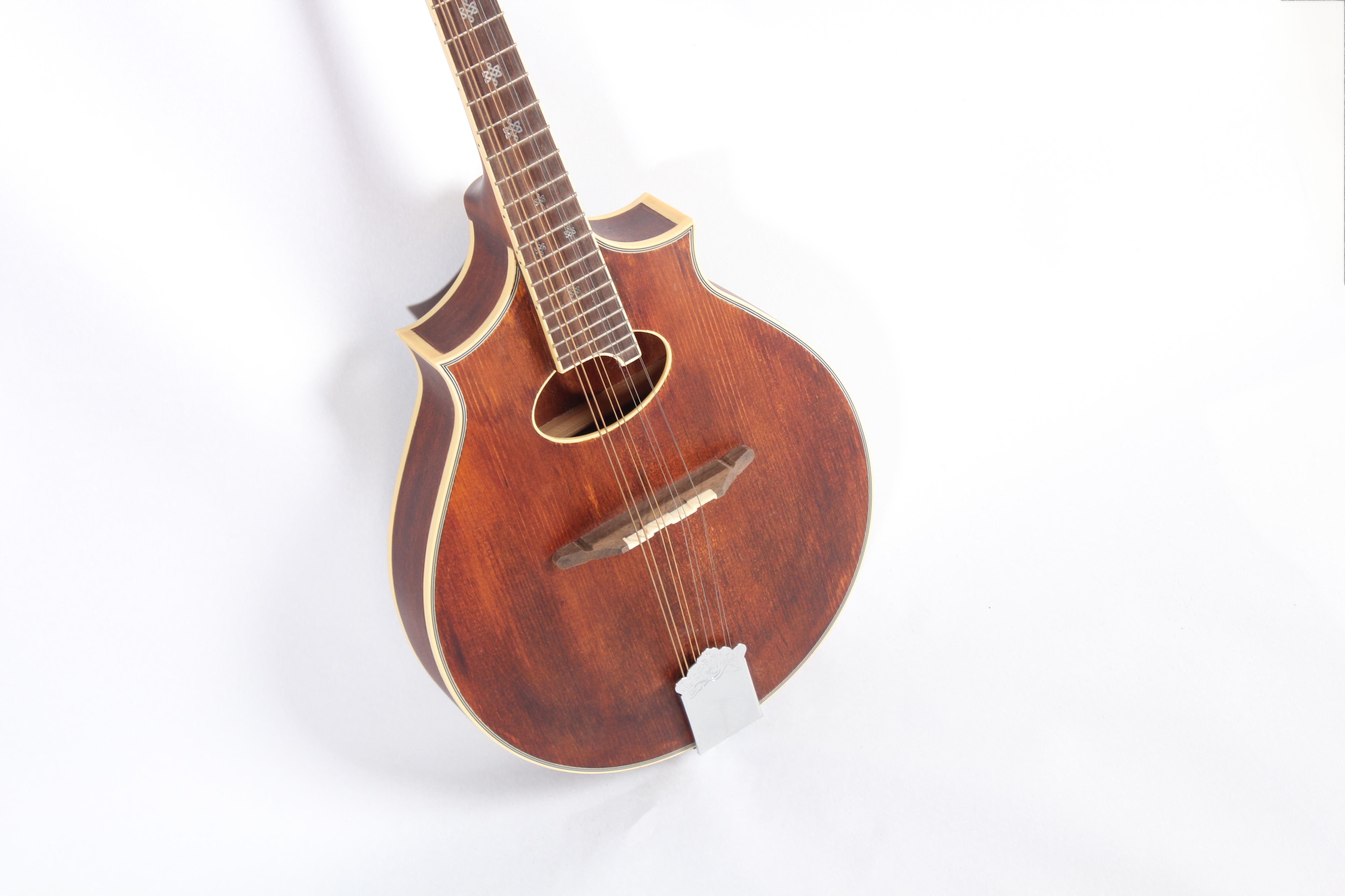 Afanti Spruce Top Sapele Back and Side Oval Hole F Mandolin