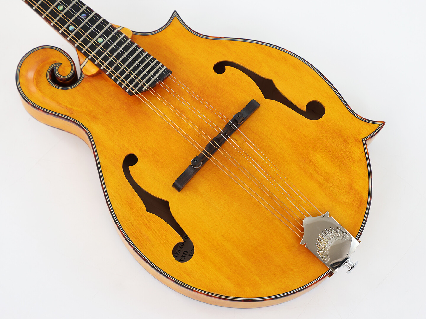 Afanti Goldrush One Piece Solid Flamed Maple Dovetail Neck F Mandolin