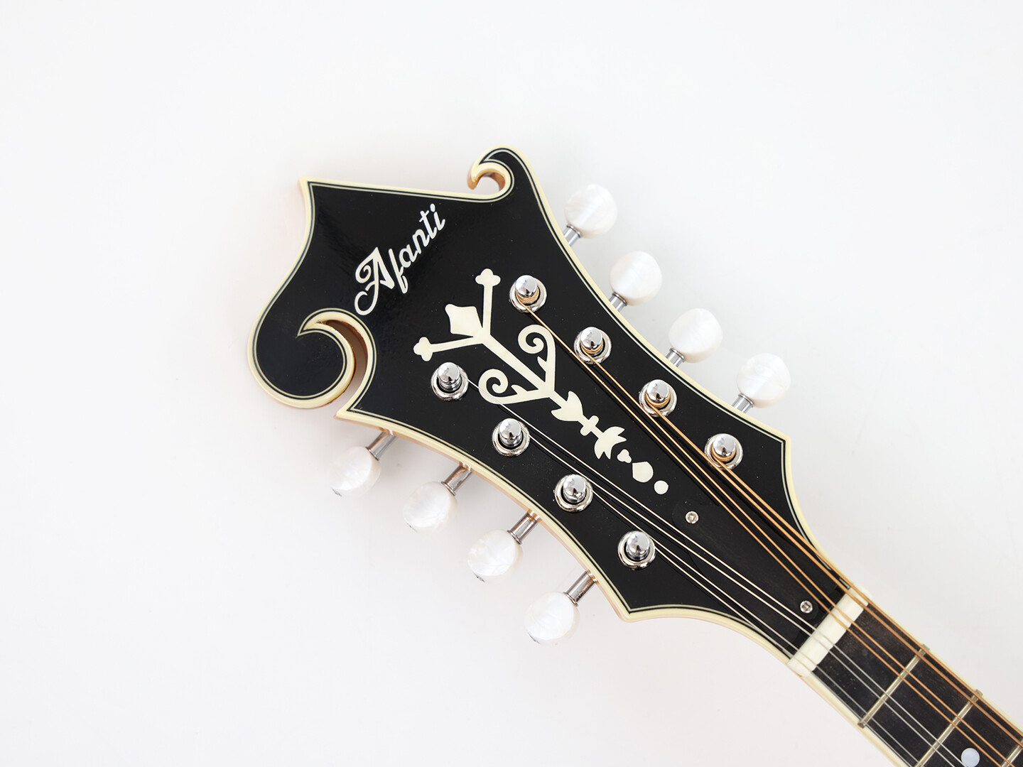 Afanti Solid Hand-Carved and Graduated AAA Spruce Top Left Hand Mandolin