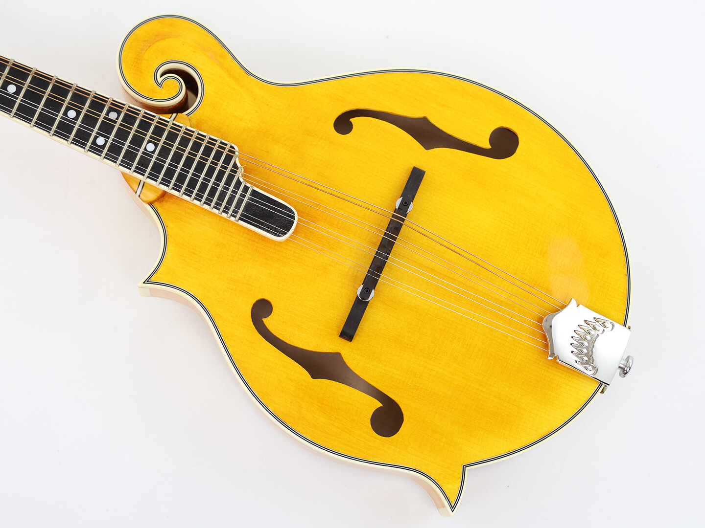 Afanti Solid Hand-Carved and Graduated AAA Spruce Top Left Hand Mandolin