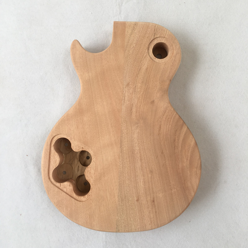 Afanti Mahogany body with Spalted Maple veneer build your own Guitar kit
