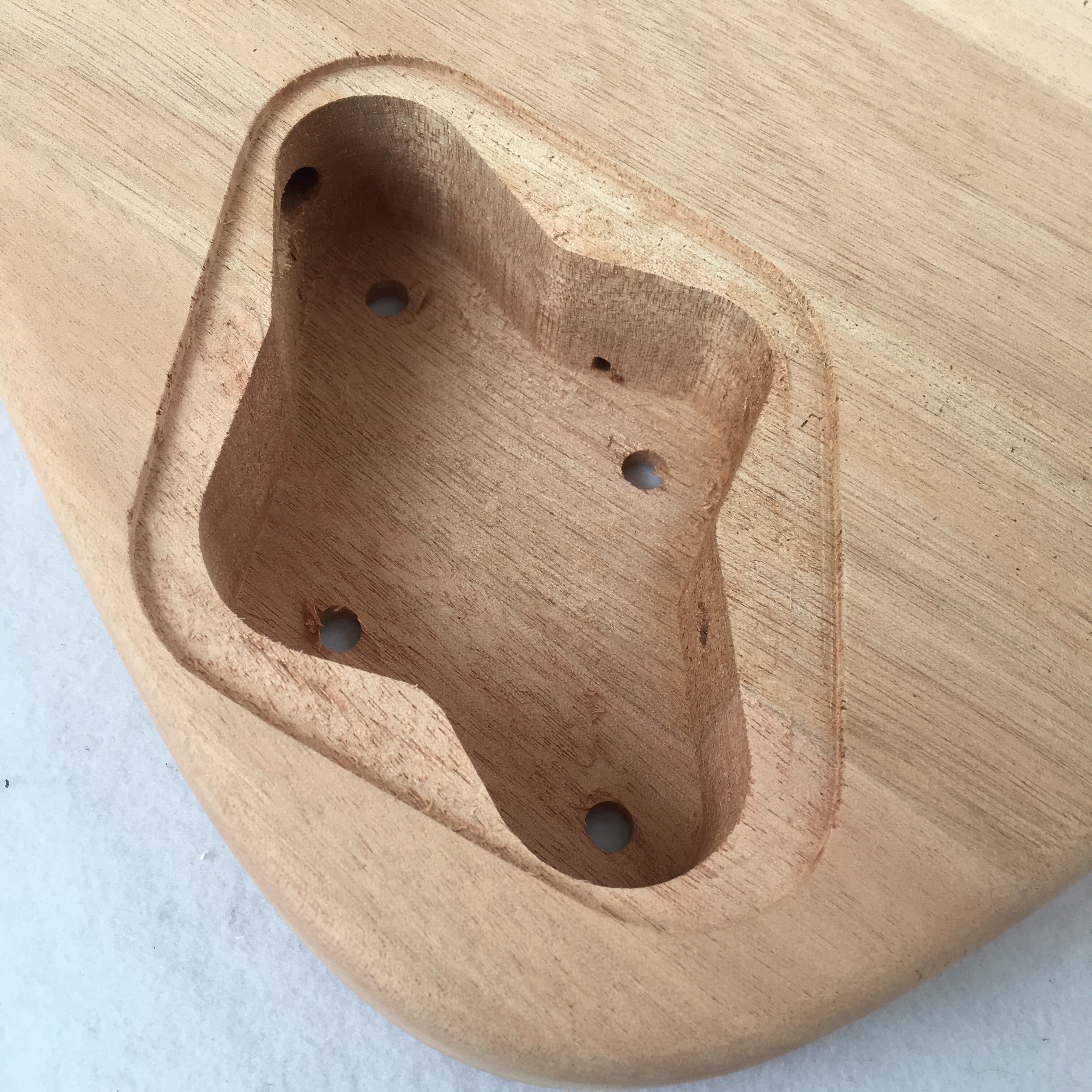 7 String wide nut bolt on mahogany neck with rosewood fingerboard DIY guitar kit