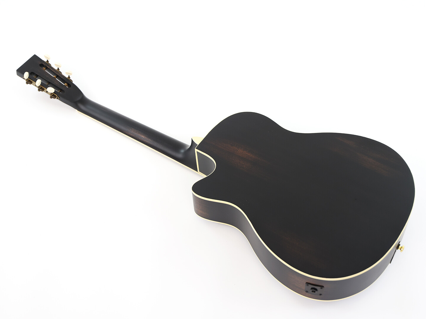 Single Cutaway Round Neck Dobro Resonator guitar with Single Pickup